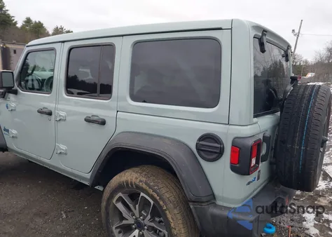 2024 Jeep Wrangler 4Xe Sport S 4Xe из США, поврежденный, VIN 1C4RJXN62RW342358